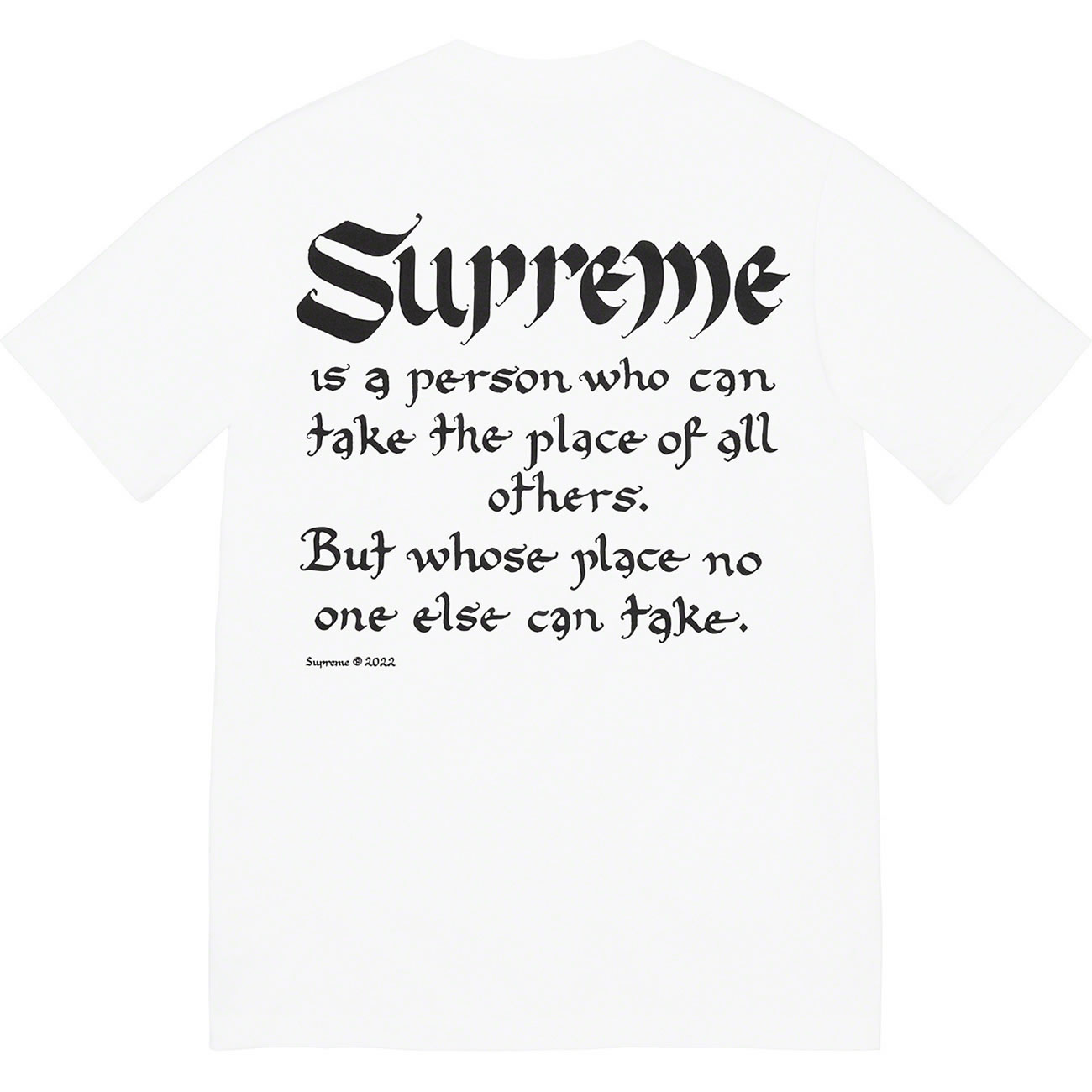 Supreme 22ss Person Tee(3) - newkick.app