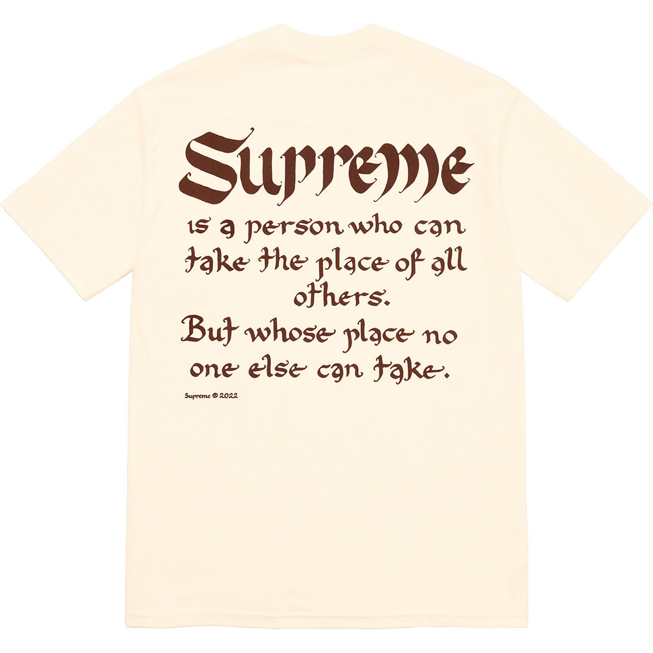 Supreme 22ss Person Tee(7) - newkick.app