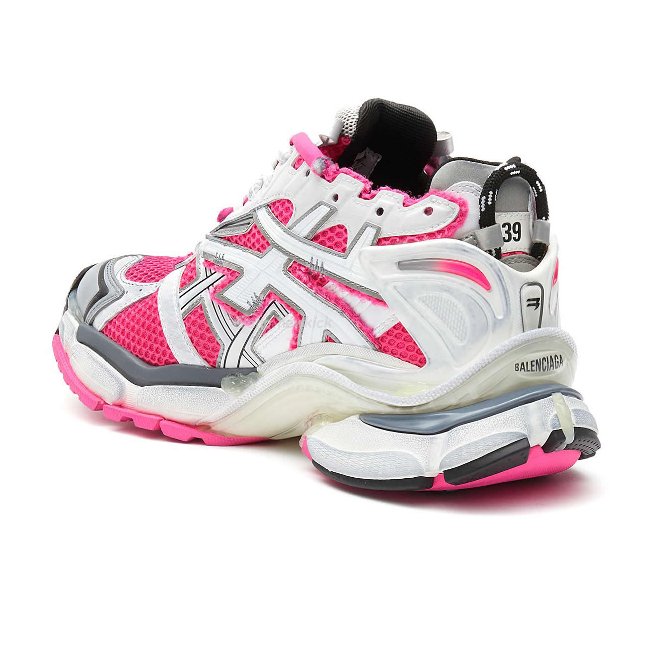 Balenciaga Runner Panelled Pink Sneakers (4) - newkick.app