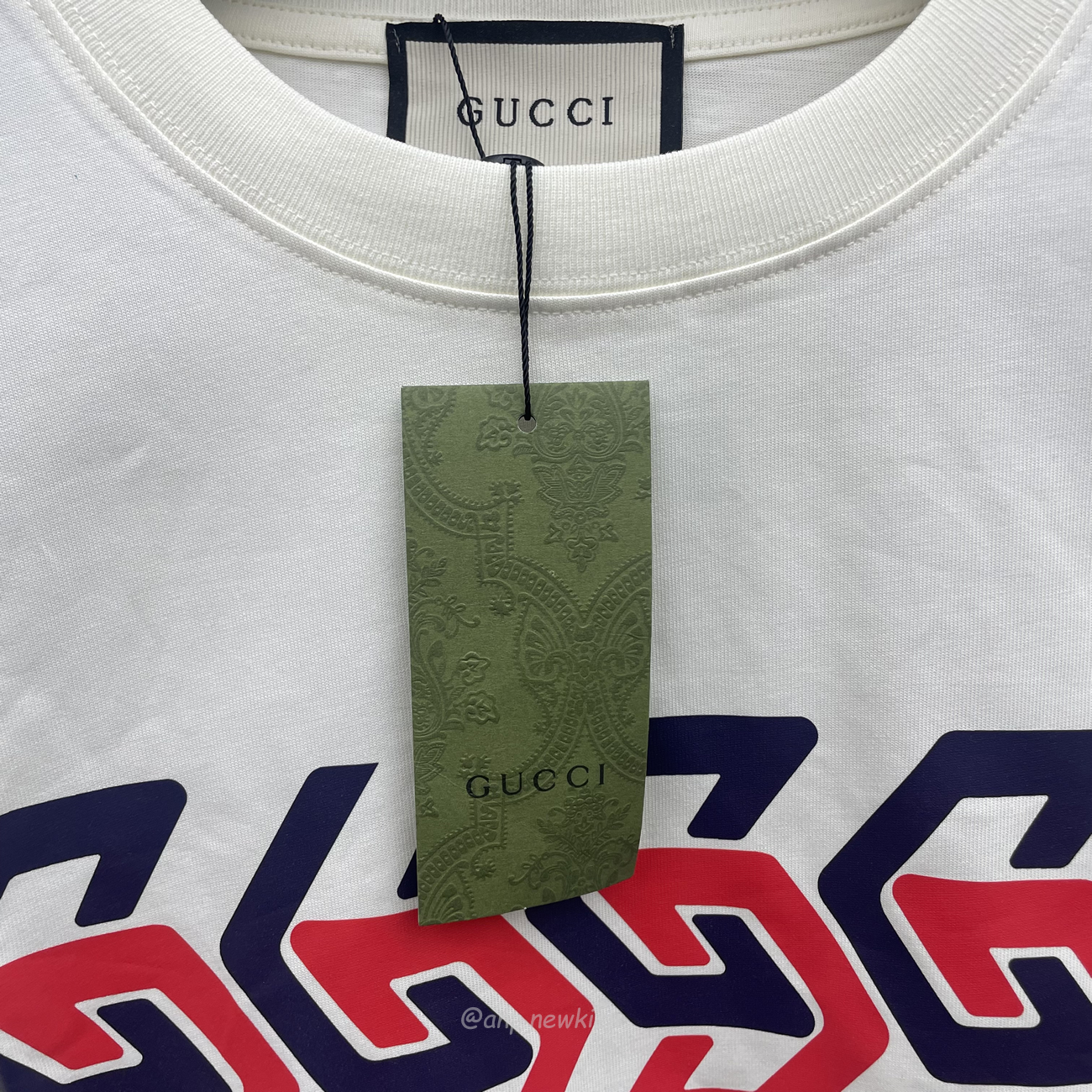 Gucci Mirror Print Oversize Cotton T Shirt (13) - newkick.app