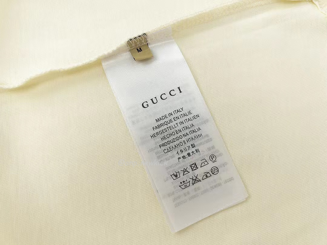 Gucci Mirror Print Oversize Cotton T Shirt (6) - newkick.app