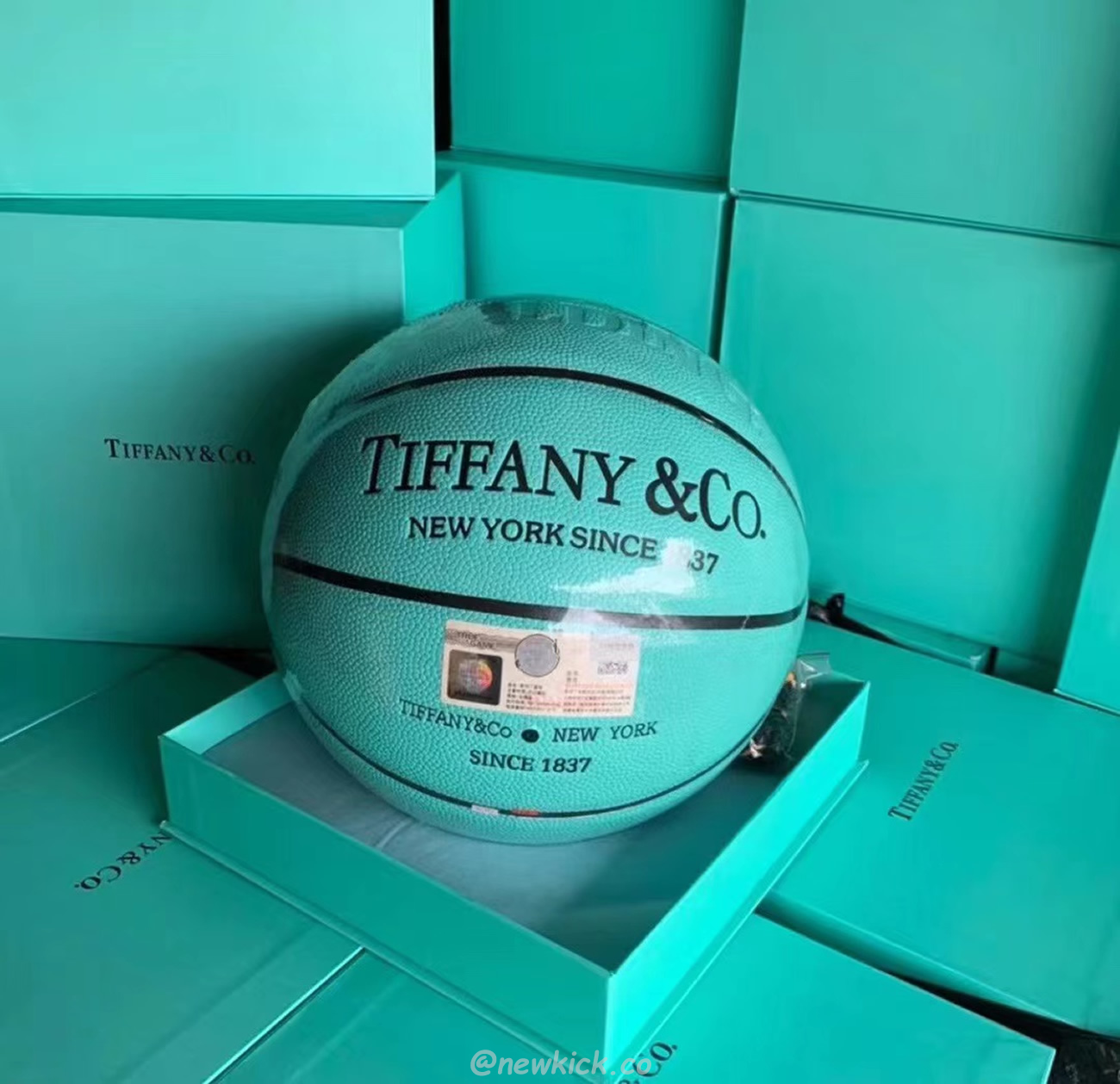 Tiffany X Cat Street X Spalding Basketball Tiffany Blue (3) - newkick.app