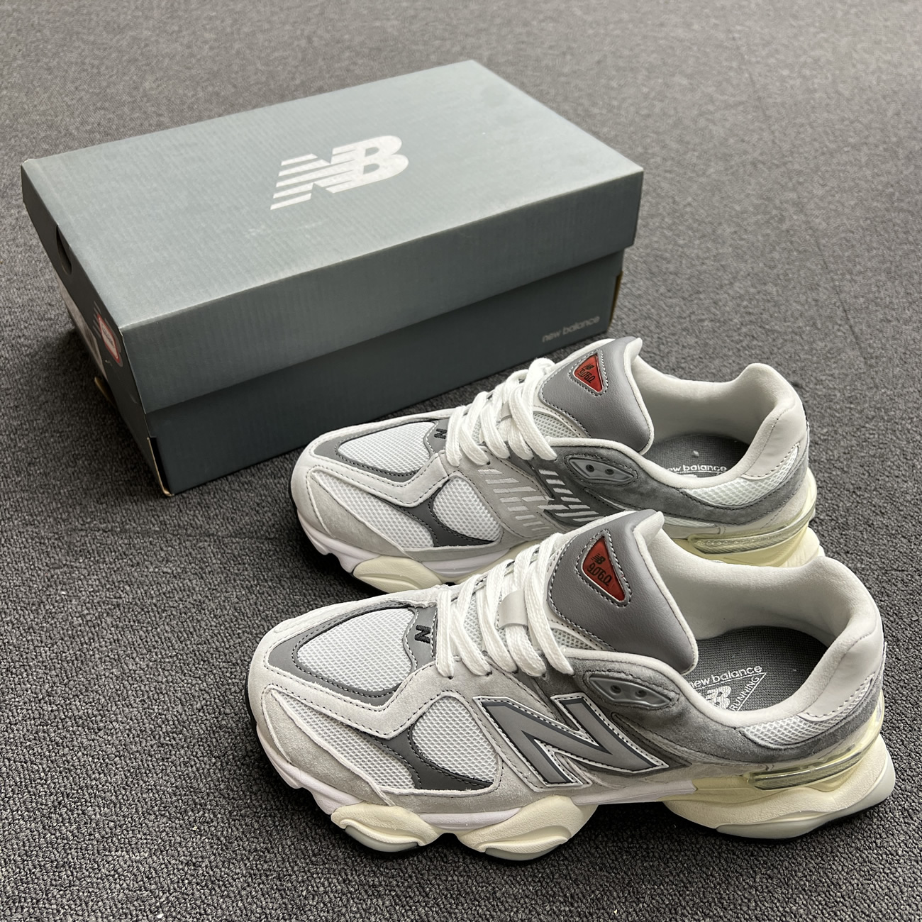 New Balance 9060 Rain Cloud Grey U9060gry (2) - newkick.app