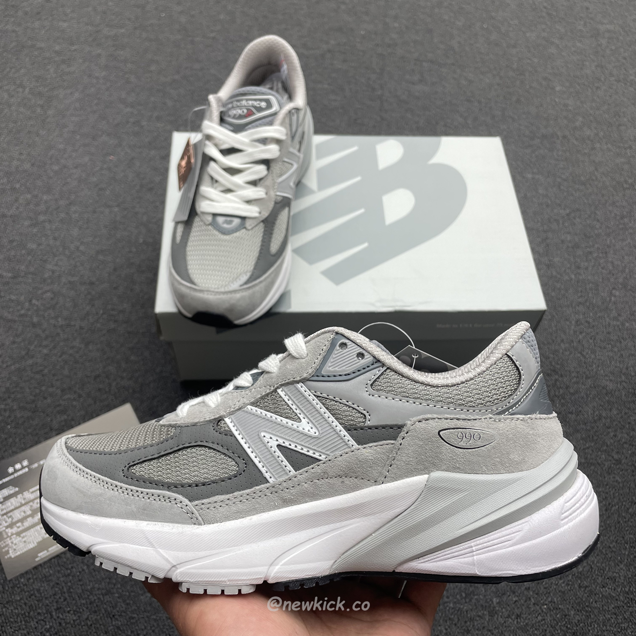 New Balance 990v6 Miusa Grey W990gl6 (10) - newkick.app