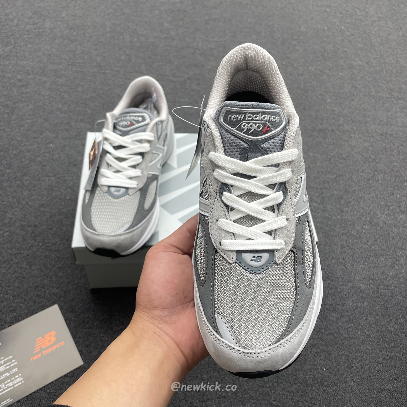 New Balance 990v6 Miusa Grey W990gl6 (9) - newkick.app