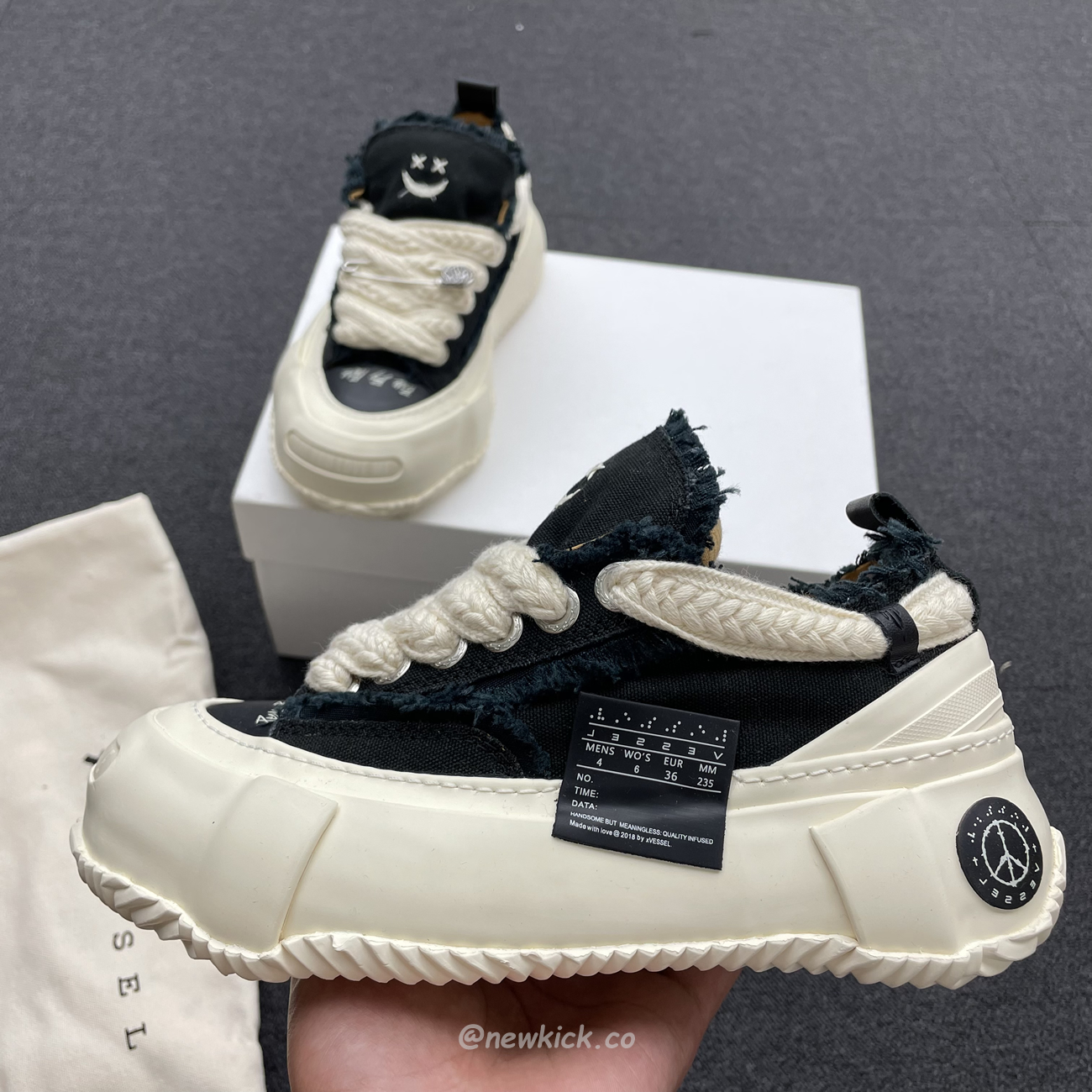 Xvessel G.o.p. 2.0 Marshmallow Lows Black (13) - newkick.app