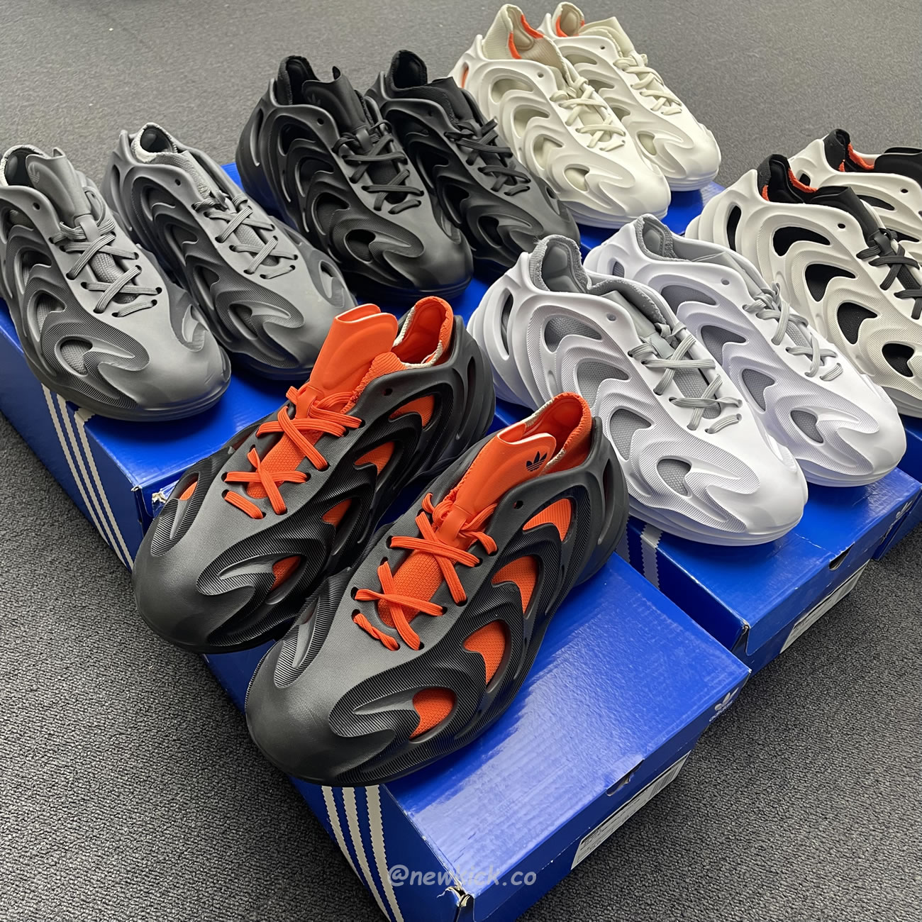 Adidas Adifom Q Wonder White Core Black Orange Grey (10) - newkick.app