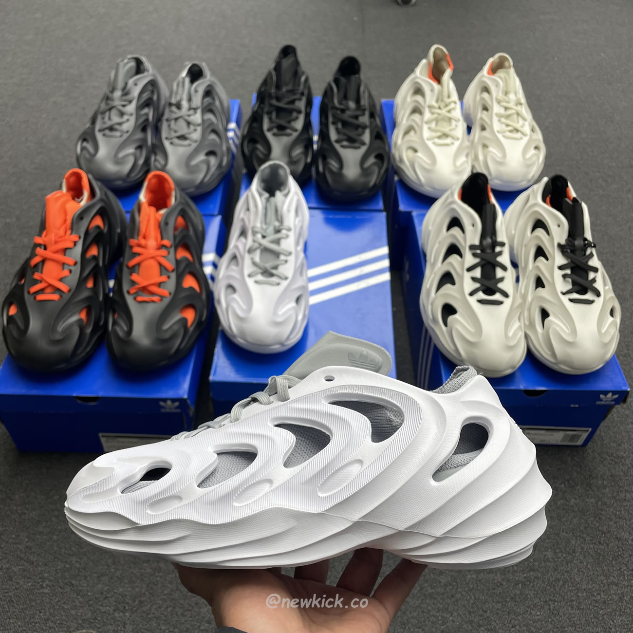 Adidas Adifom Q Wonder White Core Black Orange Grey (11) - newkick.app