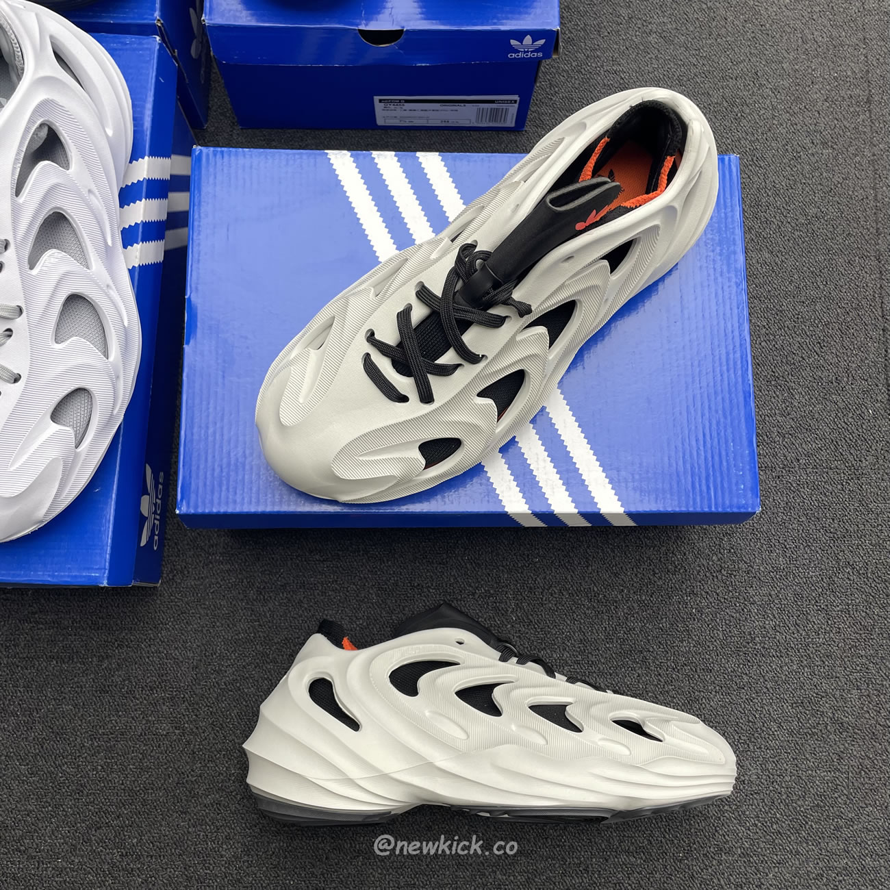 Adidas Adifom Q Wonder White Core Black Orange Grey (12) - newkick.app