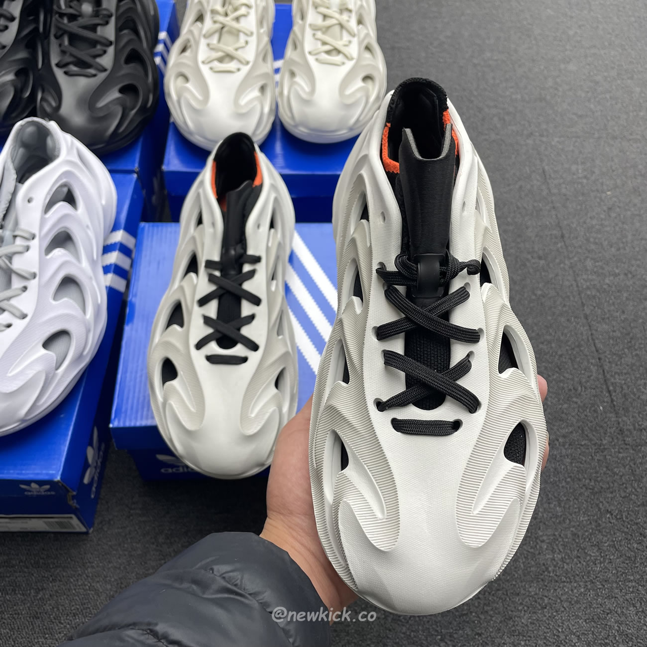 Adidas Adifom Q Wonder White Core Black Orange Grey (7) - newkick.app