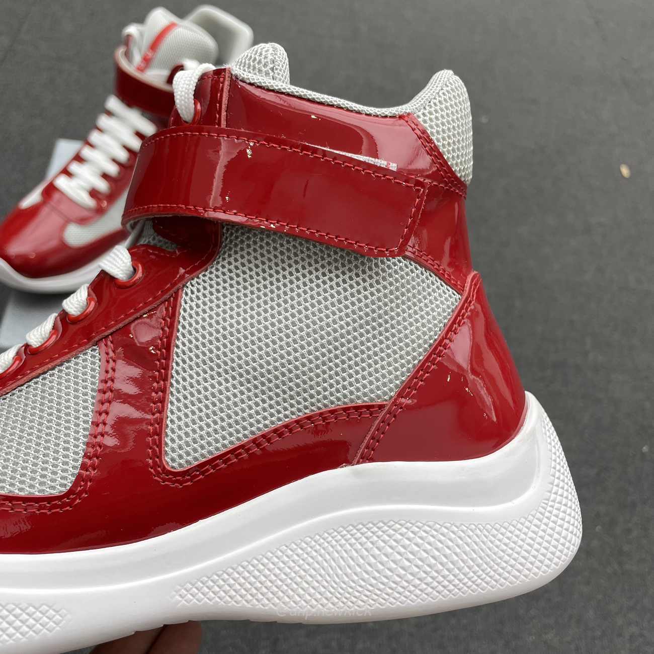 Prada Americas Cup High Top Sneakers (2) - newkick.app