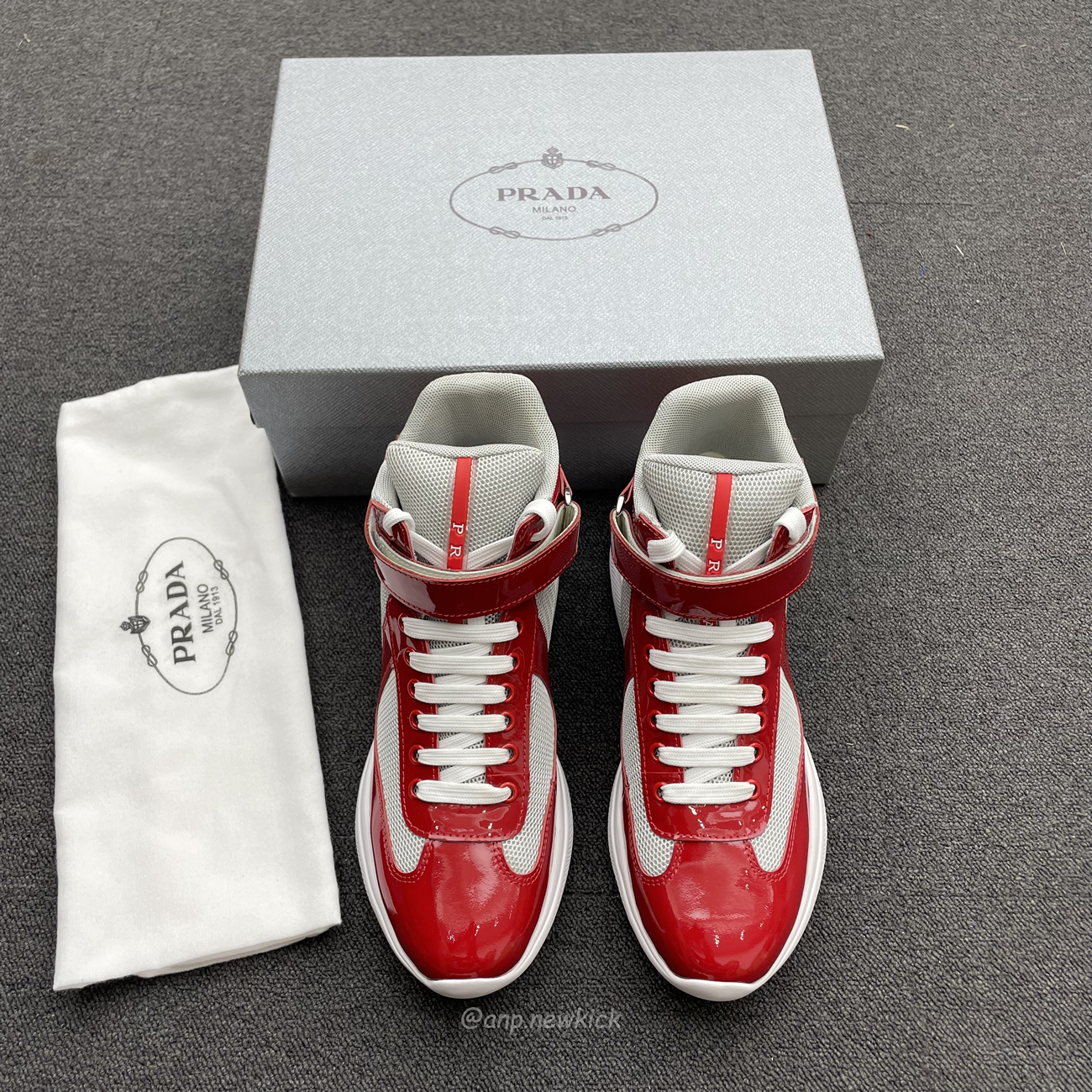 Prada Americas Cup High Top Sneakers (5) - newkick.app