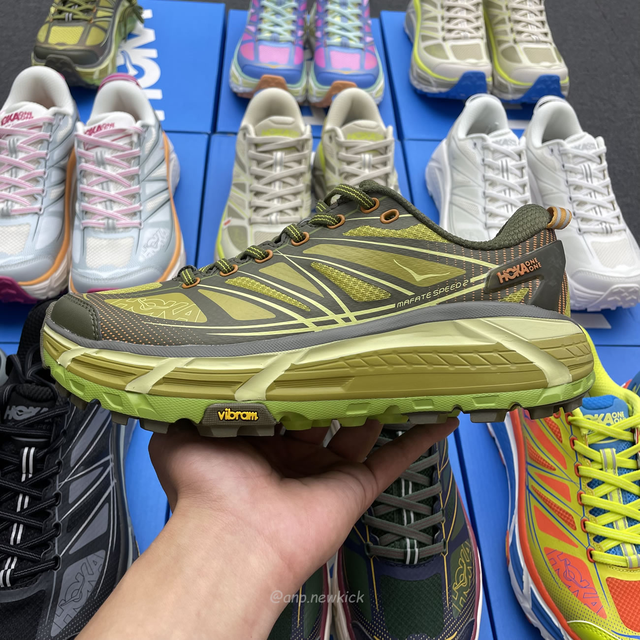 Hoka One One Mafate Speed 2 Black Castlerock 1126851 Bcstl (22) - newkick.app