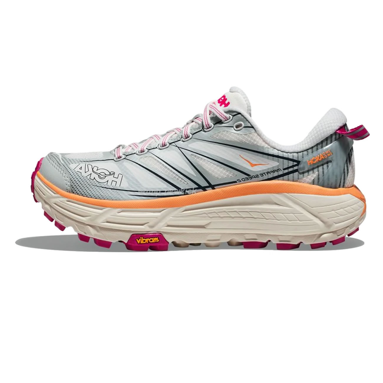 Hoka One One Mafate Speed 2 Black Castlerock 1126851 Bcstl (23) - newkick.app