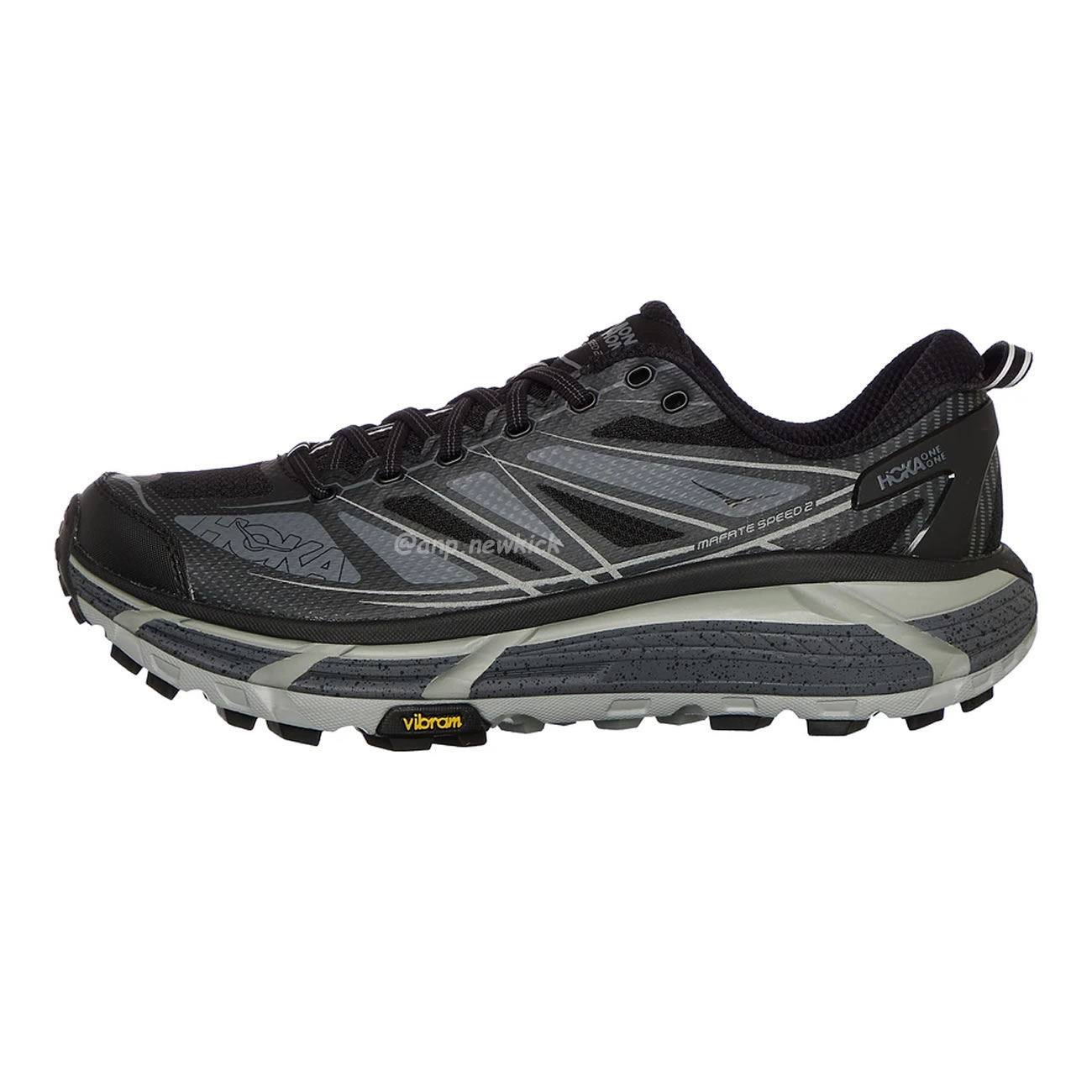 Hoka One One Mafate Speed 2 Black Castlerock 1126851 Bcstl (8) - newkick.app