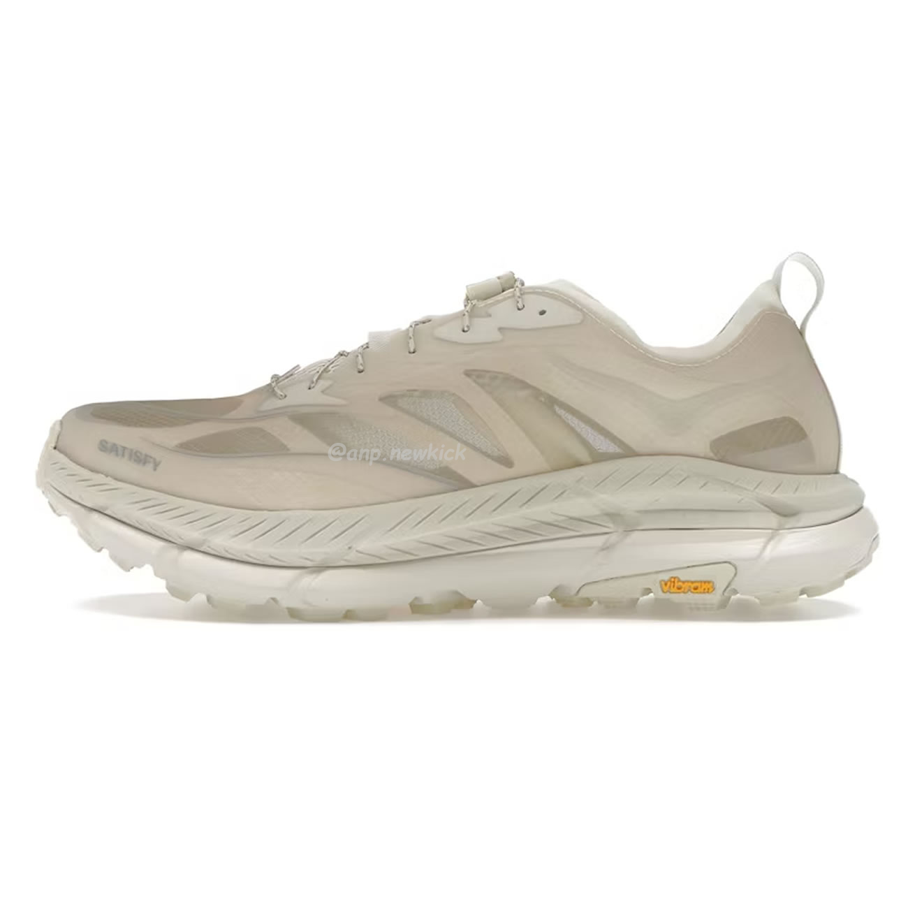 Hoka One One Mafate Speed 4 Lite Satisfy Bone Coffee Rubber Sulfur 1157050 Bone (12) - newkick.app