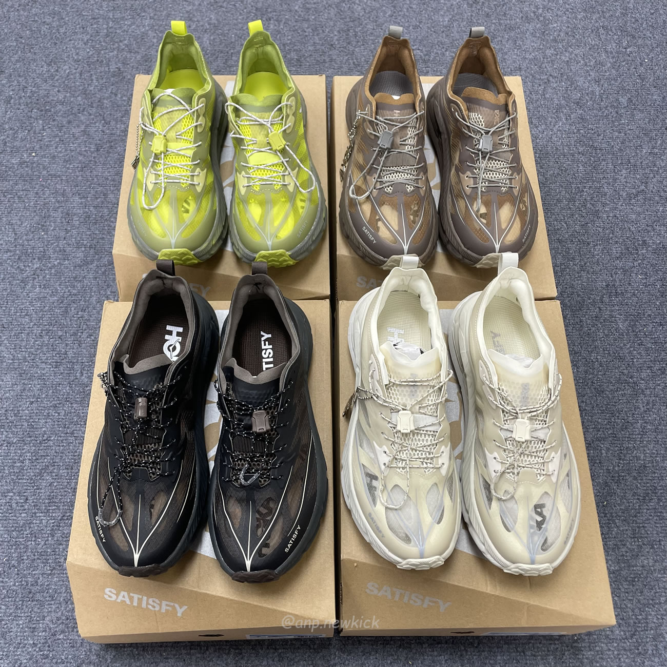 Hoka One One Mafate Speed 4 Lite Satisfy Bone Coffee Rubber Sulfur 1157050 Bone (3) - newkick.app