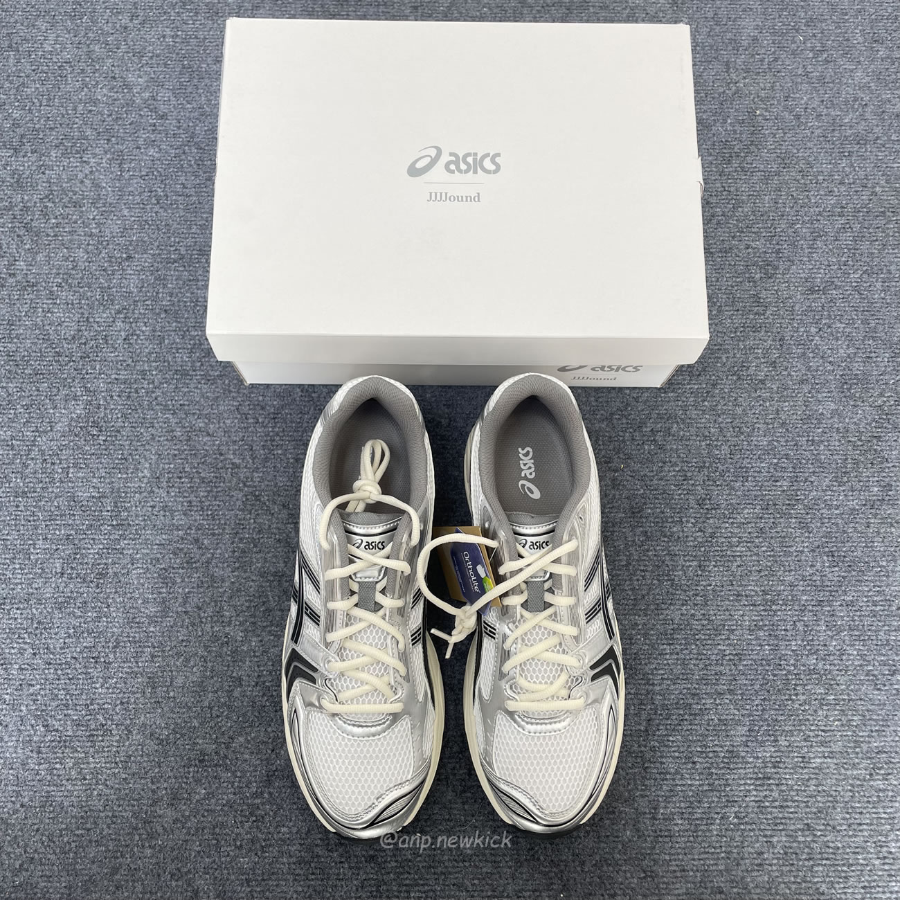 Asics Gel Kayano 14 Jjjjound Silber Schwarz 1201a457 101 (8) - newkick.app