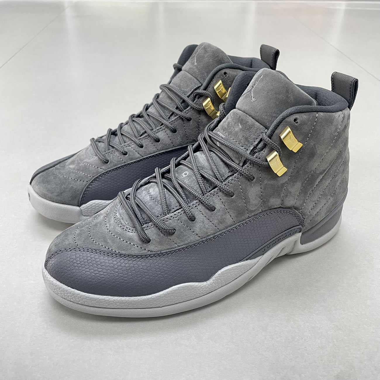 Air Jordan 12 Retro Dark Grey 130690 005 (2) - newkick.app