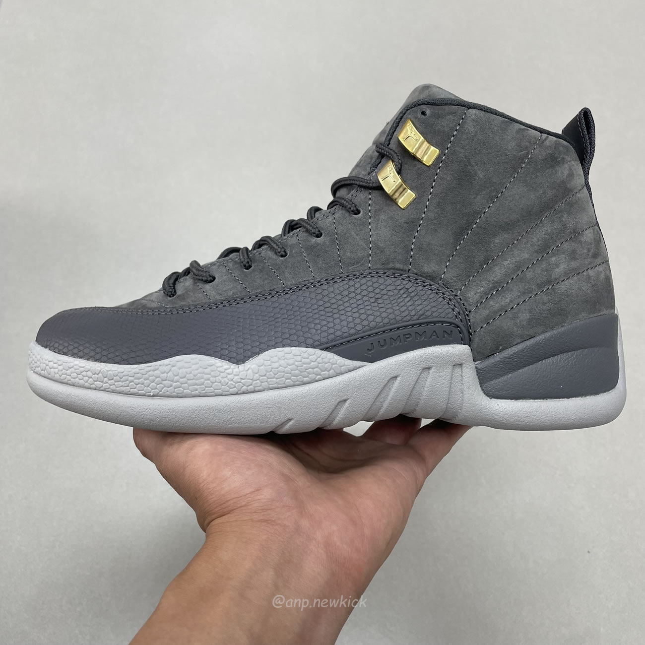 Air Jordan 12 Retro Dark Grey 130690 005 (4) - newkick.app