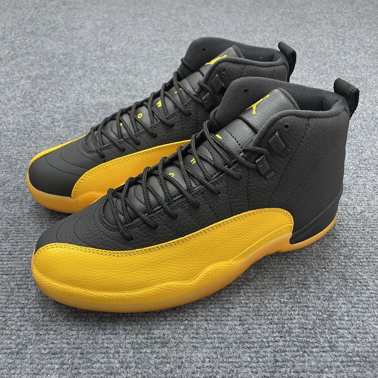 Air Jordan 12 Retro Black University Gold 130690 070 (4) - newkick.app