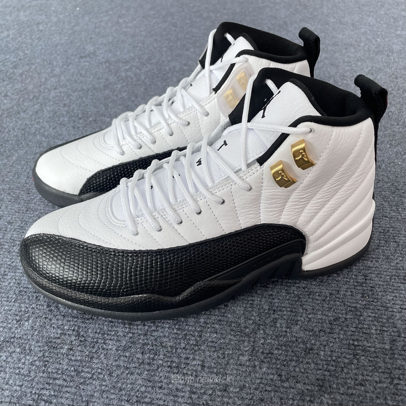 Air Jordan 12 Retro Taxi White Gold 130690 125 (2) - newkick.app