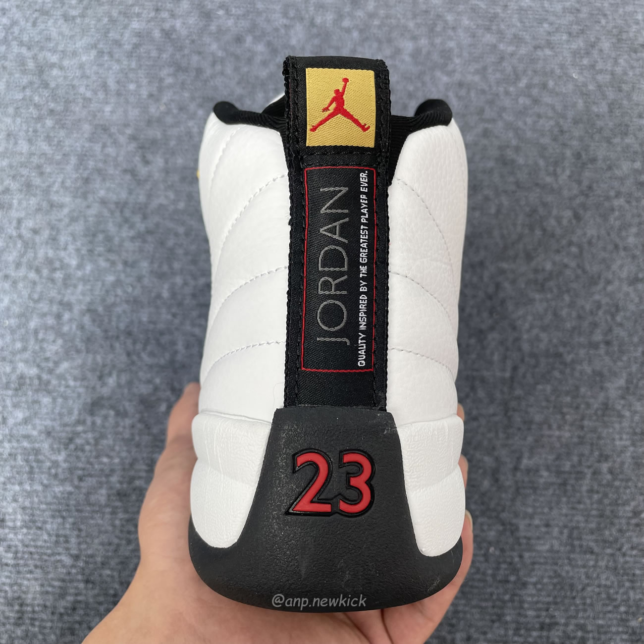 Air Jordan 12 Retro Taxi White Gold 130690 125 (5) - newkick.app