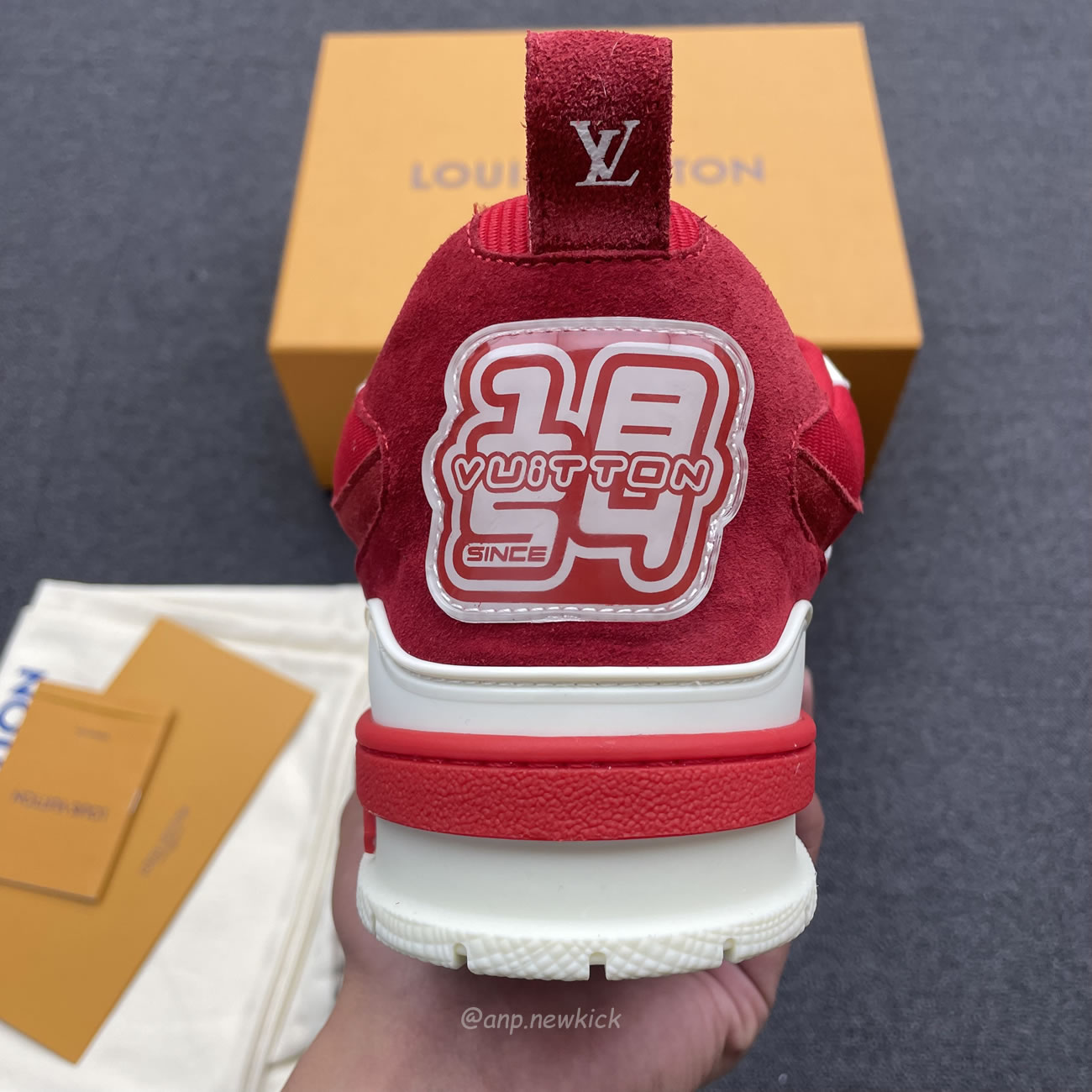 Louis Vuitton Lv Skate Sneaker Red White 1aars5 (6) - newkick.app