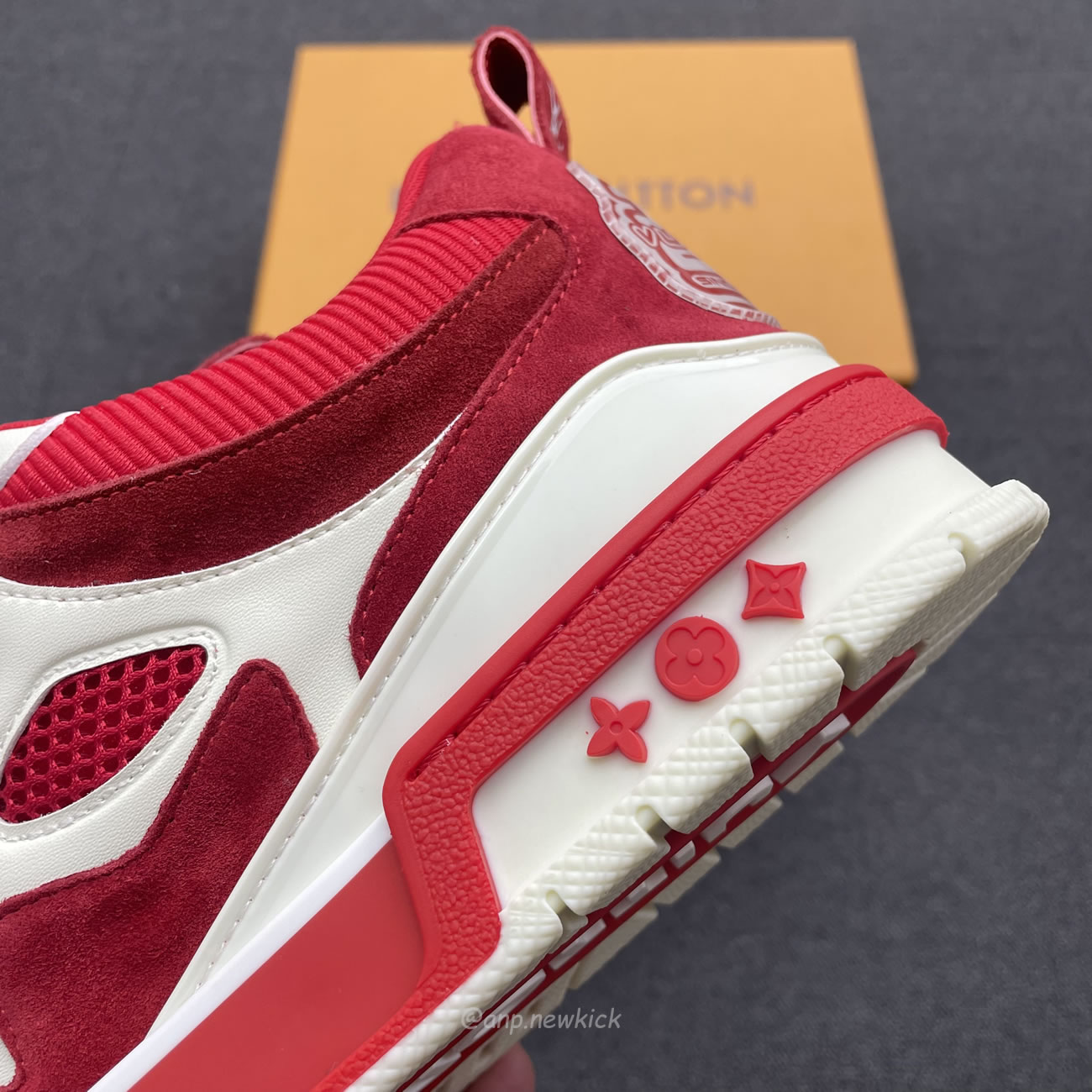 Louis Vuitton Lv Skate Sneaker Red White 1aars5 (8) - newkick.app