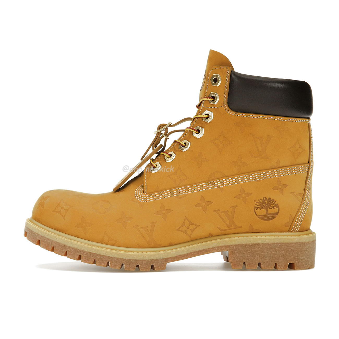 Louis Vuitton Timberland 6 Ankle Boot Wheat Monogram 1ad72x (1) - newkick.app