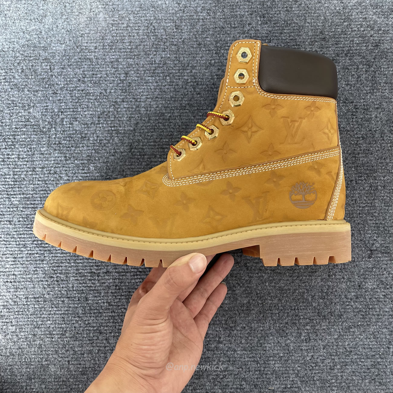 Louis Vuitton Timberland 6 Ankle Boot Wheat Monogram 1ad72x (12) - newkick.app