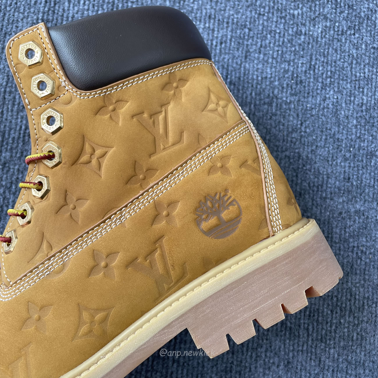 Louis Vuitton Timberland 6 Ankle Boot Wheat Monogram 1ad72x (14) - newkick.app