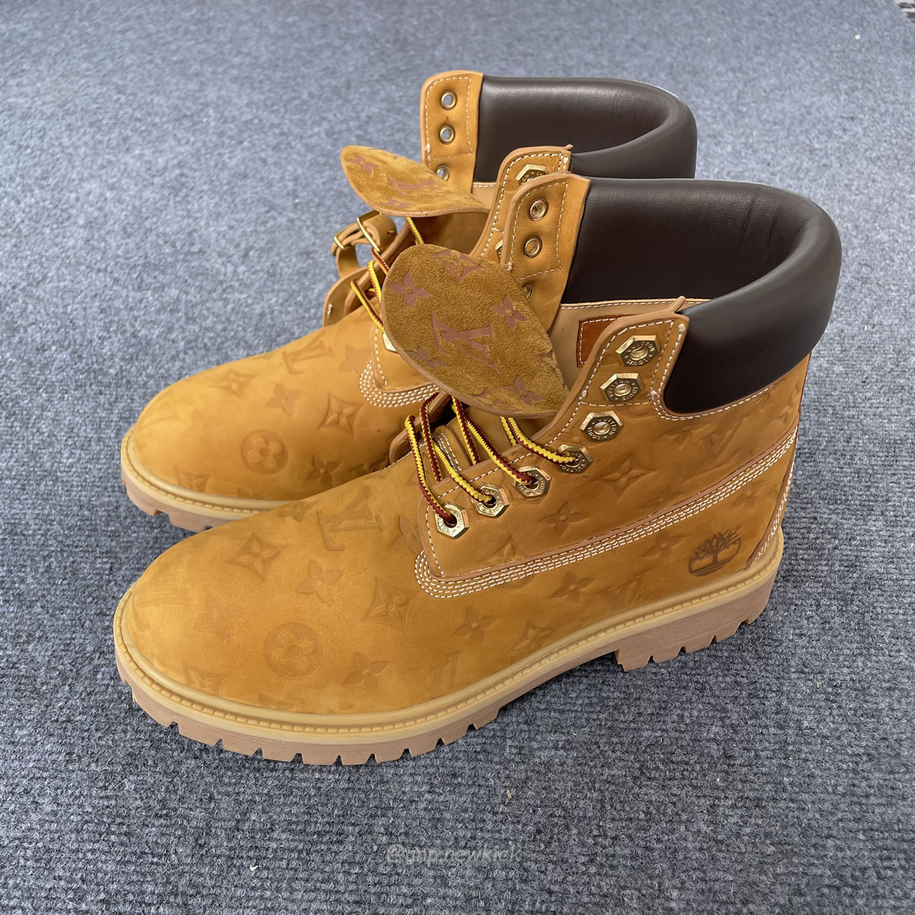 Louis Vuitton Timberland 6 Ankle Boot Wheat Monogram 1ad72x (16) - newkick.app