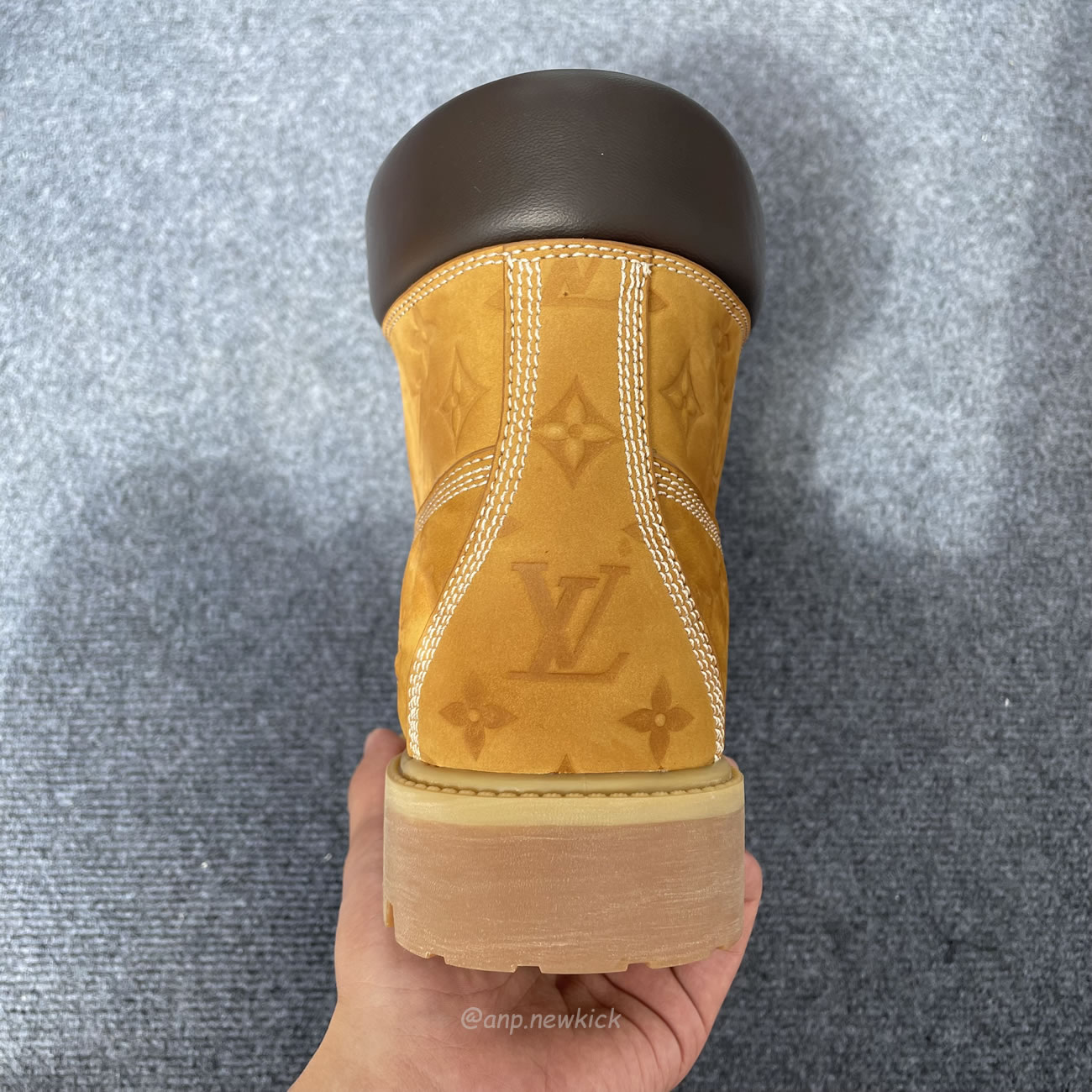 Louis Vuitton Timberland 6 Ankle Boot Wheat Monogram 1ad72x (18) - newkick.app