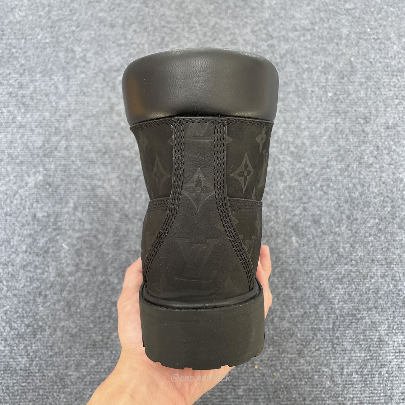 Louis Vuitton Timberland 6 Botín Ankle Boot Black Monogram 1ad73h (7) - newkick.app