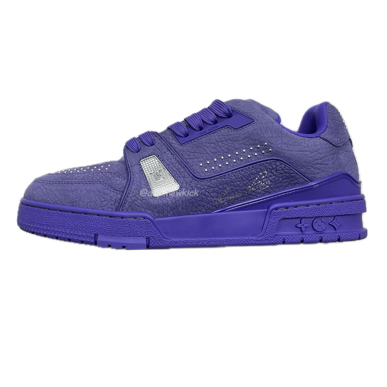 Louis Vuitton Lv Trainer Maxi Sneaker Violet 1adhae (1) - newkick.app