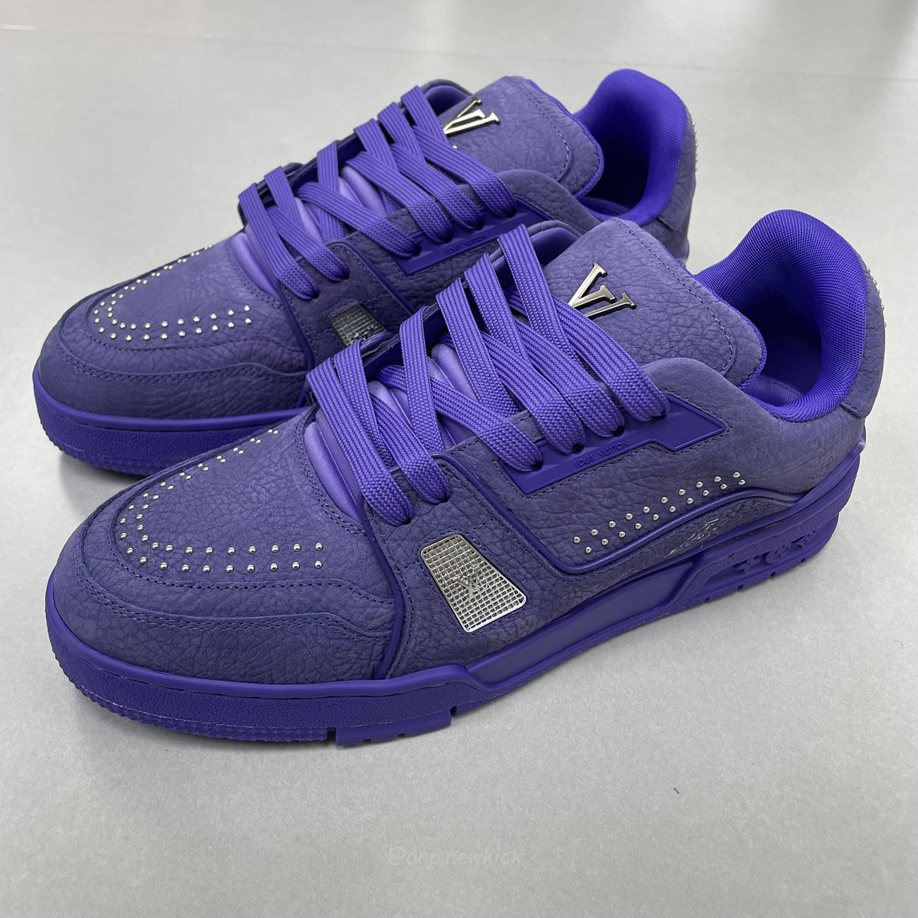 Louis Vuitton Lv Trainer Maxi Sneaker Violet 1adhae (6) - newkick.app