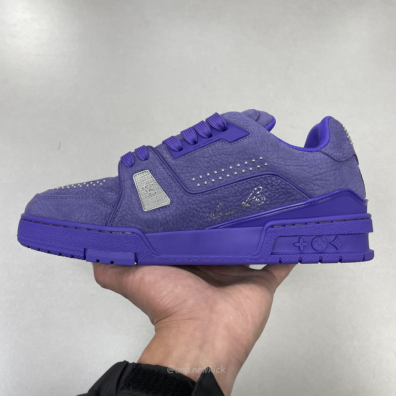 Louis Vuitton Lv Trainer Maxi Sneaker Violet 1adhae (7) - newkick.app