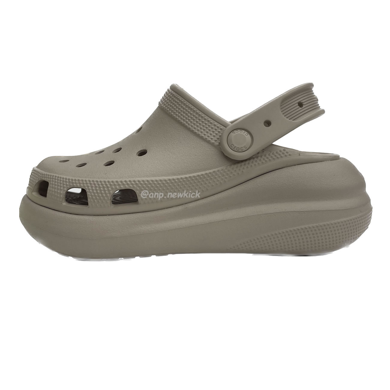 Crocs Classic Crush Clog Bone Multi Black White Green Blue Grey Red Green Dark Green Brown 207521 (18) - newkick.app