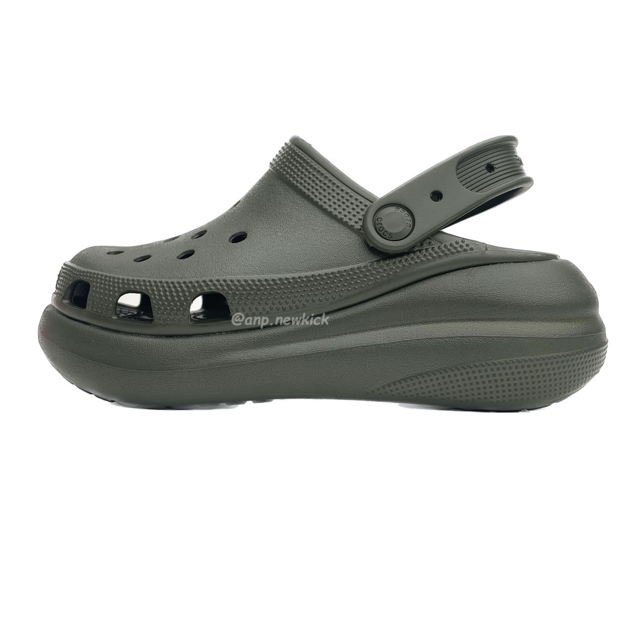 Crocs Classic Crush Clog Bone Multi Black White Green Blue Grey Red Green Dark Green Brown 207521 (23) - newkick.app