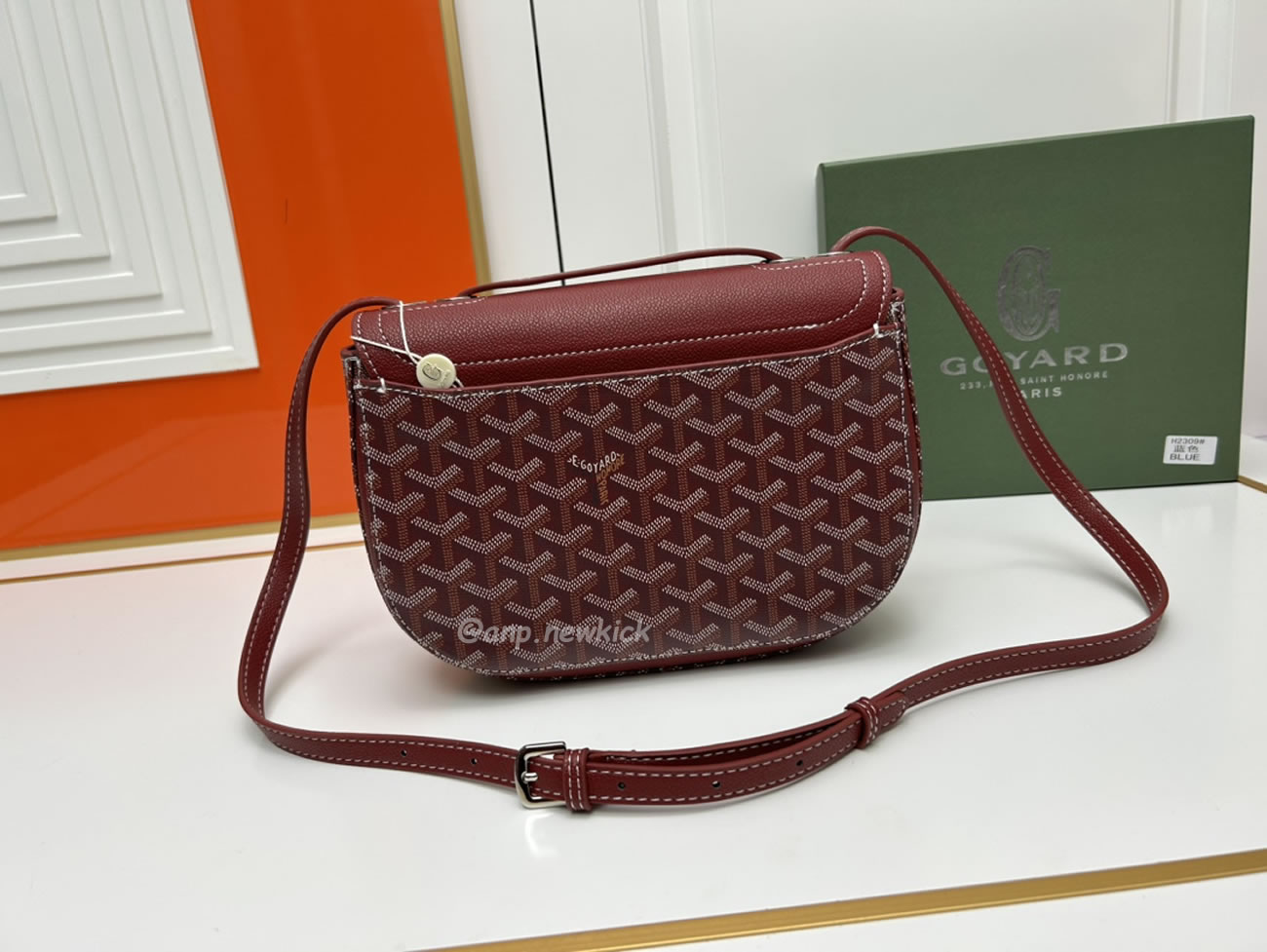 Goyard 233 Messenger Bag 17 Cm X 8 Cm X 25 Cm (19) - newkick.app