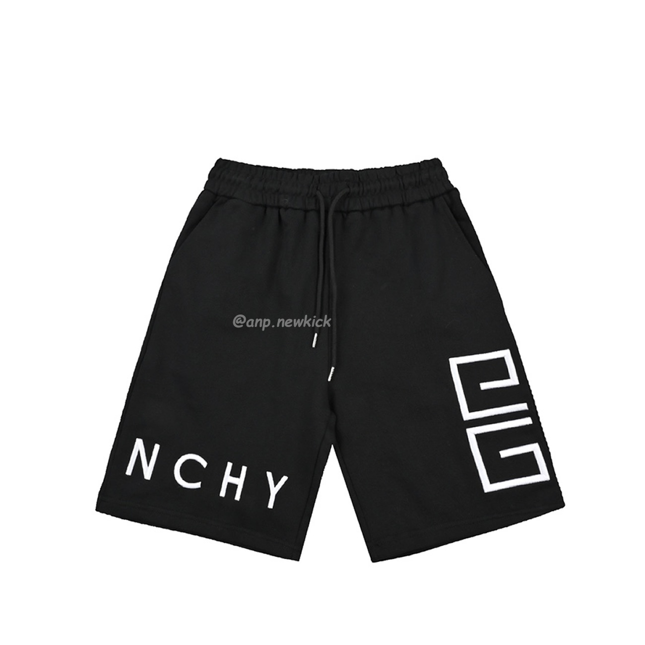 Givenchy 24fw4g Checkered Embroidered Shorts (1) - newkick.app