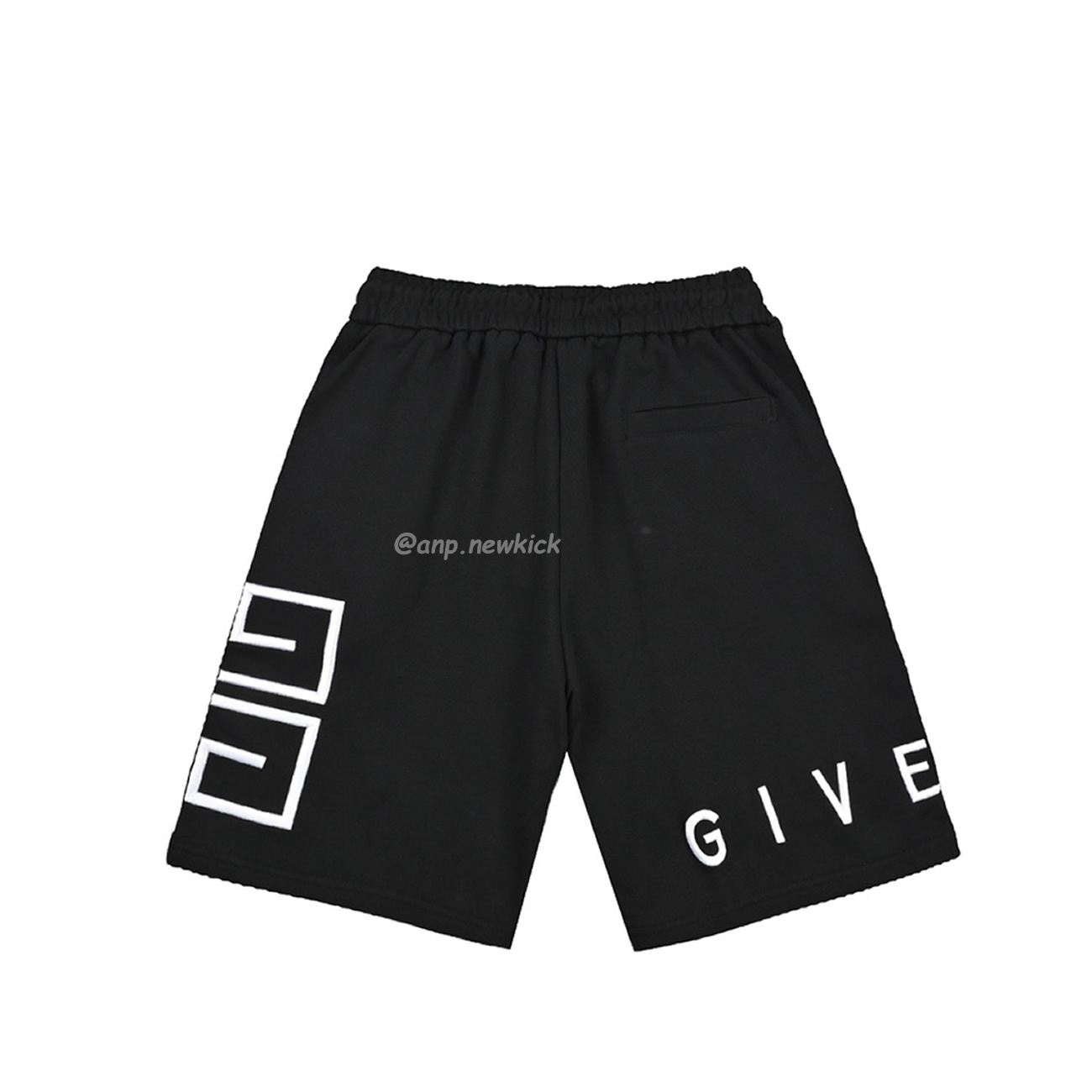 Givenchy 24fw4g Checkered Embroidered Shorts (6) - newkick.app