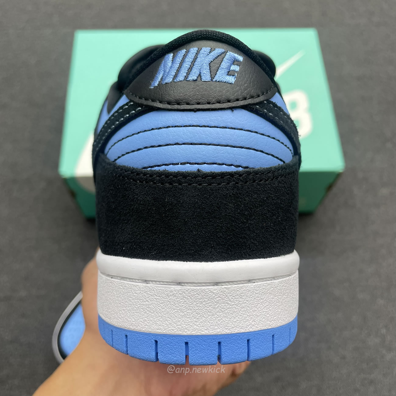 Nike Sb Dunk Low Black University Blue 304292 048 (3) - newkick.app