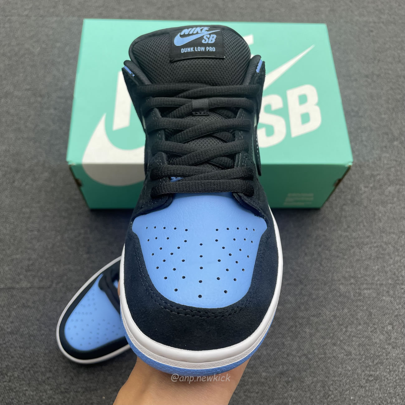 Nike Sb Dunk Low Black University Blue 304292 048 (6) - newkick.app