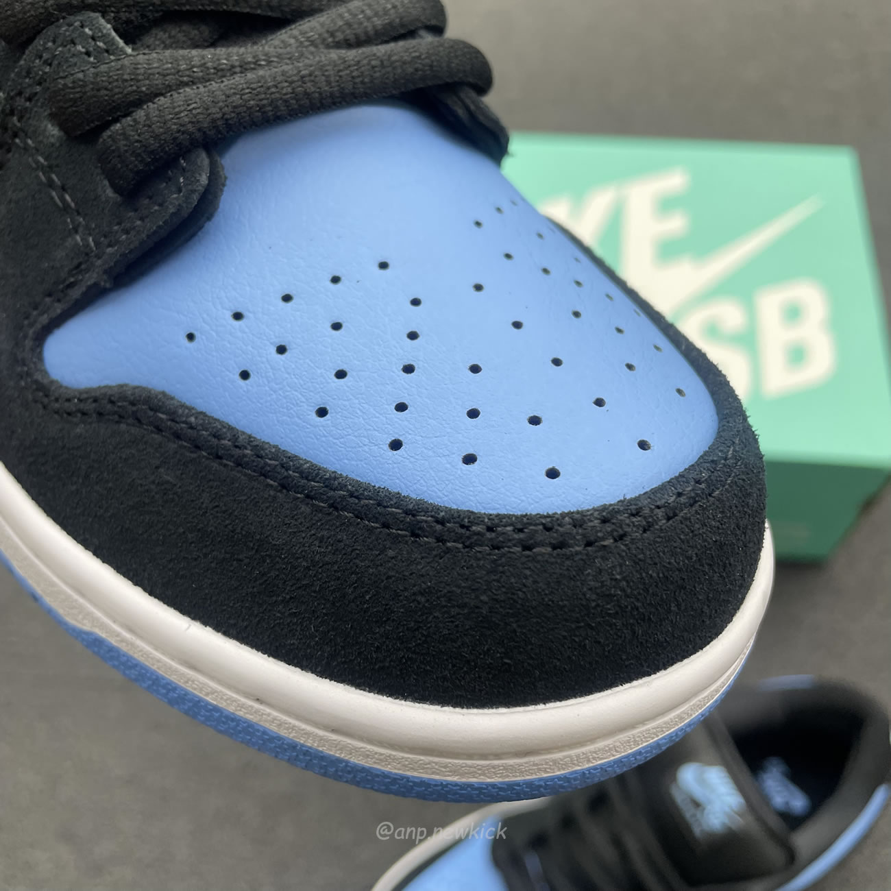 Nike Sb Dunk Low Black University Blue 304292 048 (9) - newkick.app