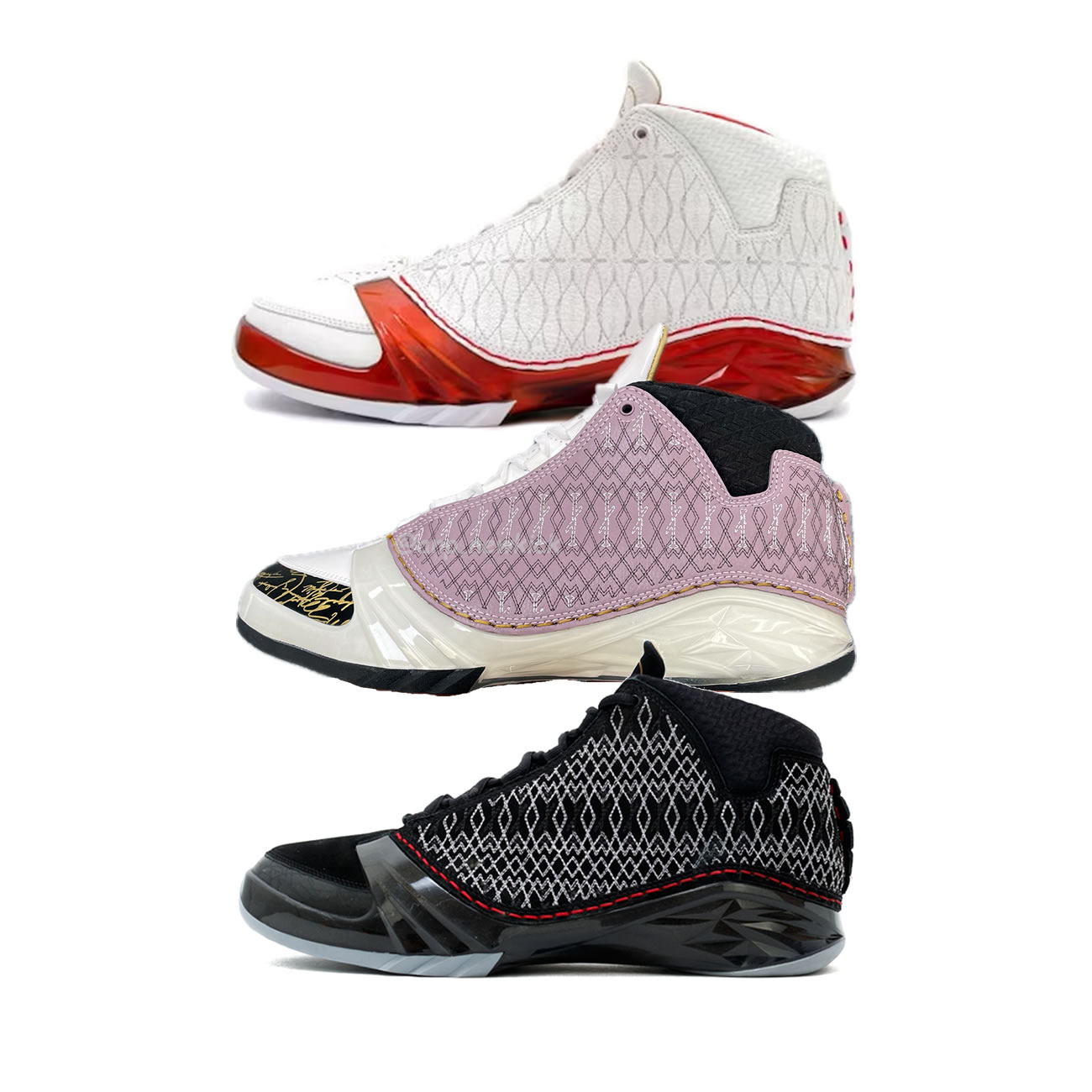 Air Jordan 23 Black Stealth White Varsity Red (1) - newkick.app