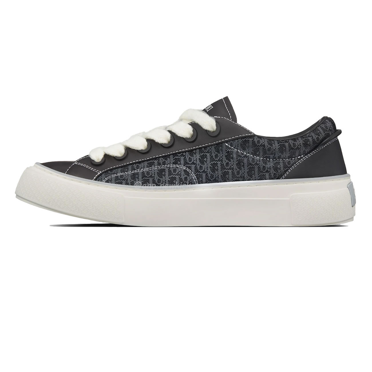 Dior B33 Sneaker Black Smooth Calfskin Oblique Jacquard 3sn303zwn55936 (1) - newkick.app