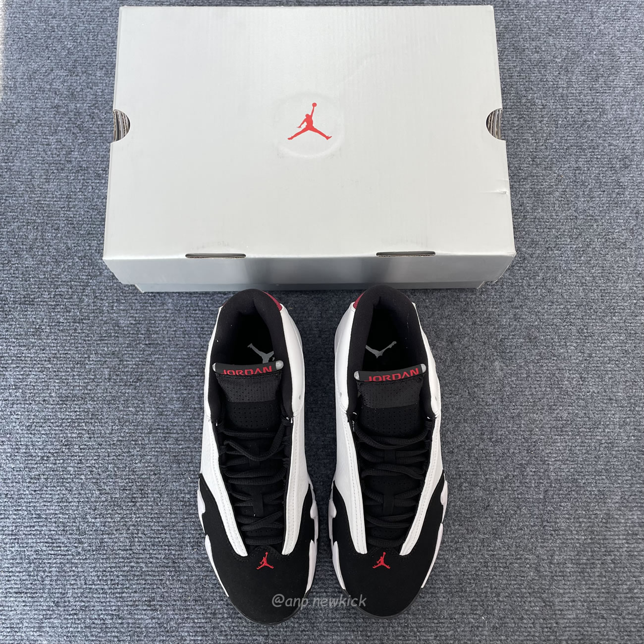 Air Jordan 14 Retro Black Toe 2024 487471 160 (4) - newkick.app