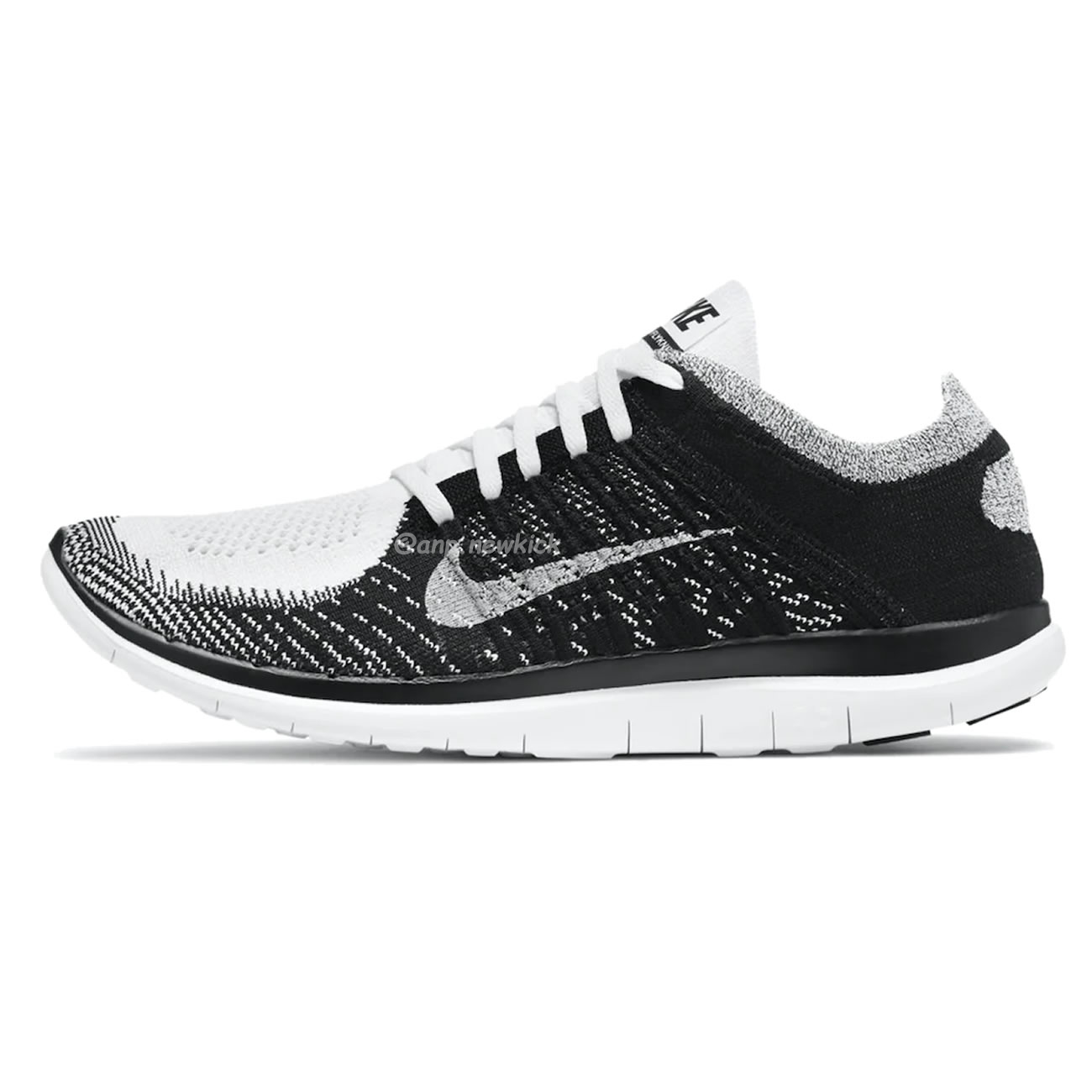 Nike Free 4.0 Flyknit White Black 631050 100 (13) - newkick.app